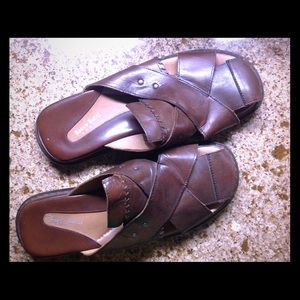 Mens leather sandals. Barely worn.